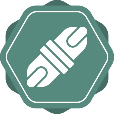 elektrik dolgu simgesi web illüstrasyonu