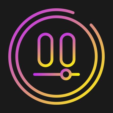 Video Duraklatma Düğmesinin vektör illüstrasyonu