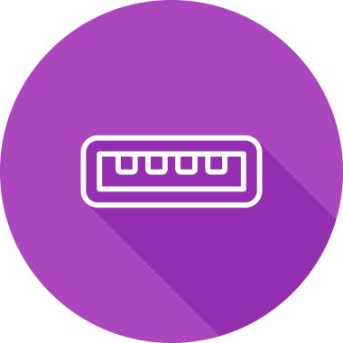 usb simgesi, vektör illüstrasyonu basit tasarım