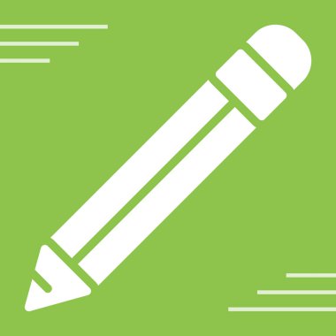 Kalem. Web simgesi basit tasarım