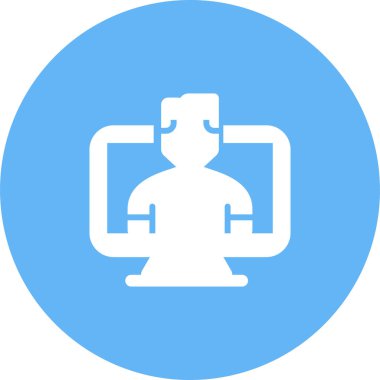 bilgisayar simgesi, vektör illüstrasyonu basit tasarım