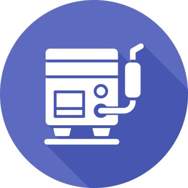 Kaynak Makinesi simgesi, vektör illüstrasyonu basit tasarım