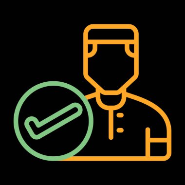 kullanıcı. Web simgesi basit illüstrasyon