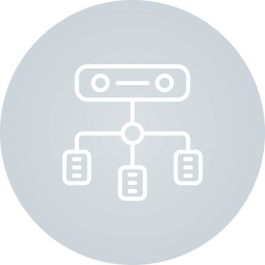 Yük dengeleyici. Web simgesi basit illüstrasyon