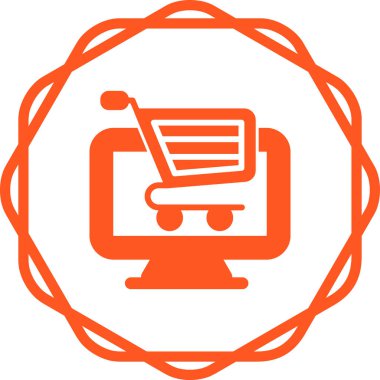 bilgisayar simgesi, vektör illüstrasyonu basit tasarım