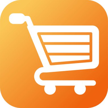 alışveriş simgesi vektör illüstrasyonu 