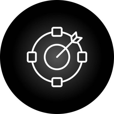 hedef web simge vektör çizim