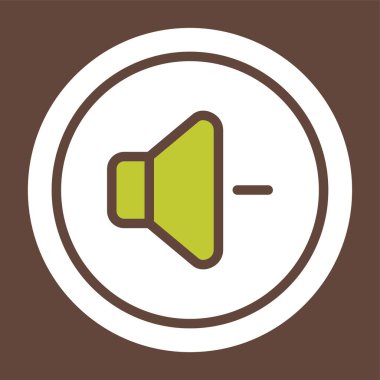 Down Button modern simgesinin vektör illüstrasyonu