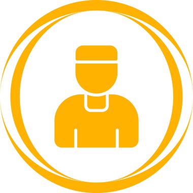 kullanıcı. Web simgesi basit illüstrasyon