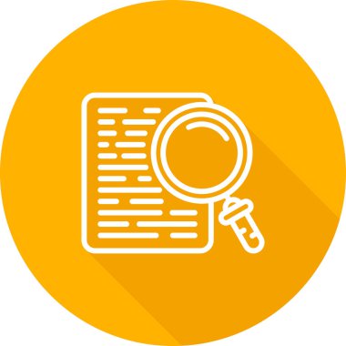 Ara. Web simgesi basit tasarım