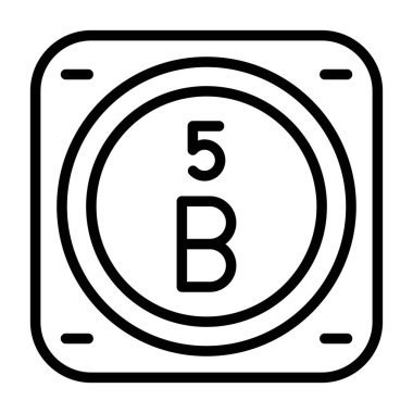 boron kimyasal element ağ basit illüstrasyon