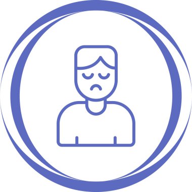 Hasta web simgesi vektör illüstrasyonu