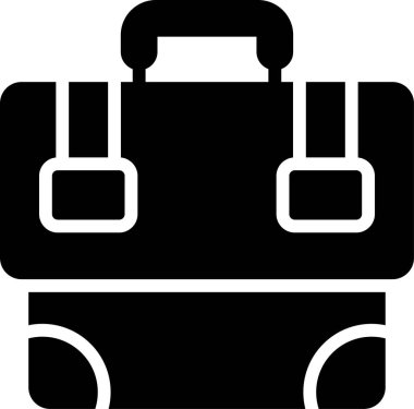 Evrak Çantası'nı web simge vektör çizim