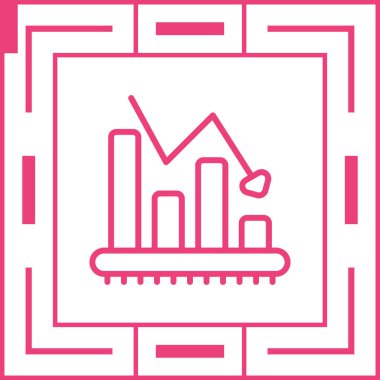 Beyaz Arkaplanda Çubuk Çizelgesi Analiz Vektörü Simgesi İzole Edildi 