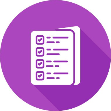 listeleme web simgesi basit illüstrasyon