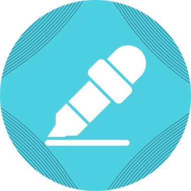 Göz damlası Simgesi Düzlüğü. Vektör Göz Damlası Sembolü