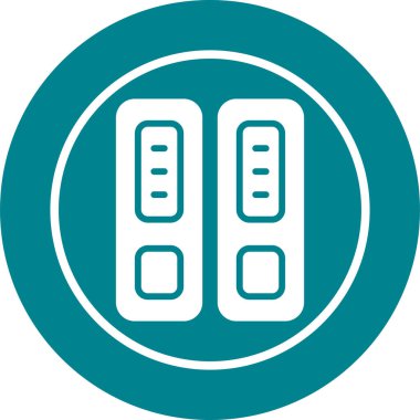 dizin web simgesi, basit vektör illüstrasyonu