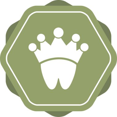 Taç web simge vektör çizim