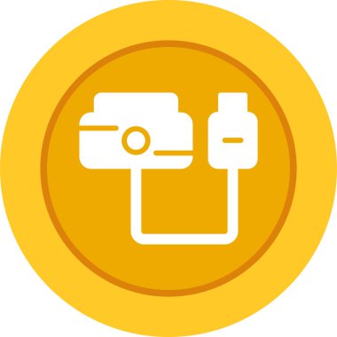 usb simgesi, vektör illüstrasyonu basit tasarım