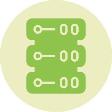 sunucu simgesi, vektör illüstrasyonu basit tasarım