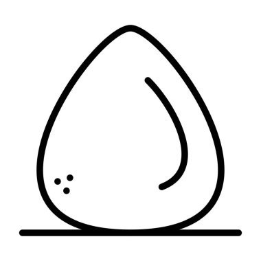 Yumurta ağ simgesi, basit vektör illüstrasyonu 