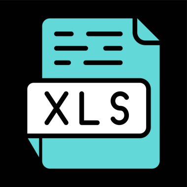 xls dosya biçimi simgesi web basit illüstrasyon