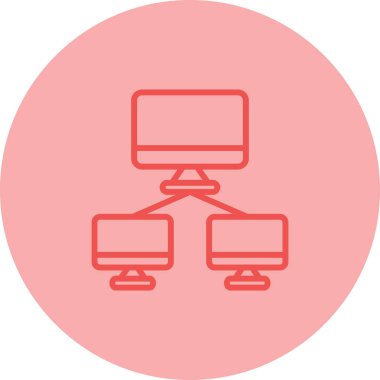 Ağ İzleme Vektörü Simgesi Beyaz Arkaplanda İzole Edildi 