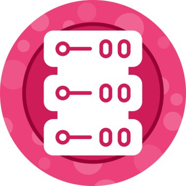 sunucu simgesi, vektör illüstrasyonu basit tasarım