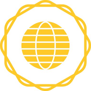 Globe web simgesinin illüstrasyonu 