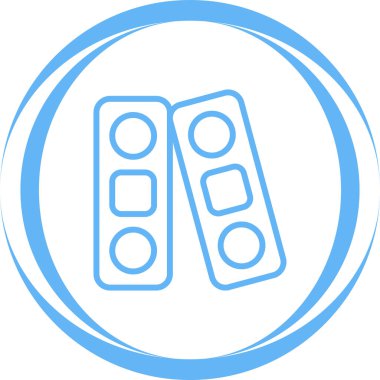 Dosya Dizini Web simgesi basit illüstrasyon