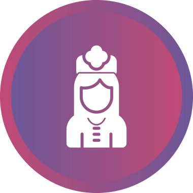  hemşire vektör simgesi modern basit resimleme