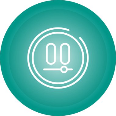 Video Duraklatma Düğmesinin vektör illüstrasyonu