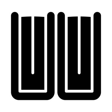 kitap simgesi, vektör illüstrasyonu basit tasarım