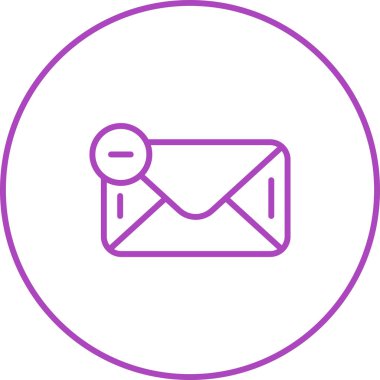 Simge işaret vektörü illüstrasyonunu sil 