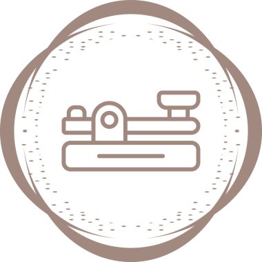 Beyaz Arkaplanda Telgraf Simgesi İzole Edildi