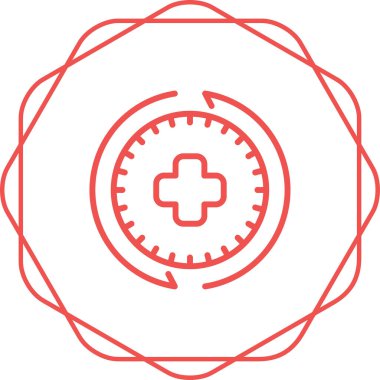 Geçmiş web simgesi vektör illüstrasyonu