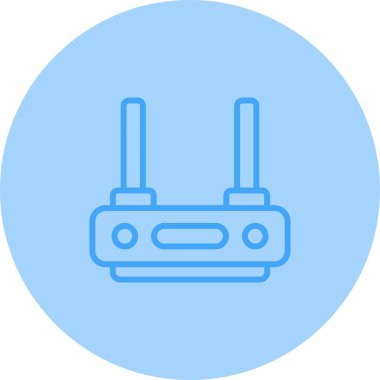 router vektör simgesi, tasarım taslağı 