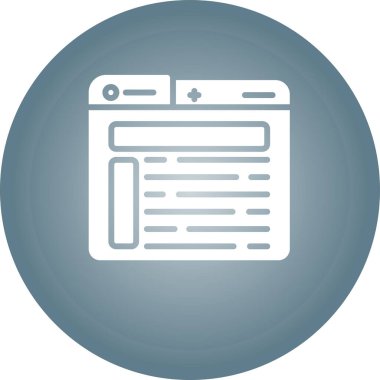 Düzen tasarımı ikon vektör illüstrasyonu