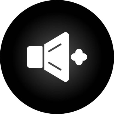 Sesi açsana. Web simgesi basit illüstrasyon