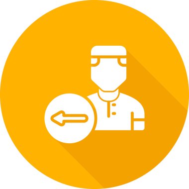 kullanıcı. Web simgesi basit illüstrasyon