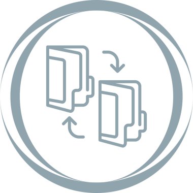 Dizin Yönetimi simgesi, vektör illüstrasyonu 