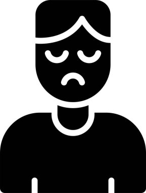 Hasta web simgesi vektör illüstrasyonu