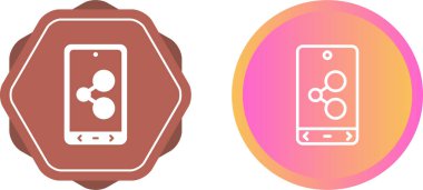 Beyaz Arkaplanda Paylaş Simgesi, İzole Edilmiş Vektör Simgesi