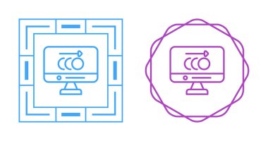 uydu simgesi vektör illüstrasyon tasarımı