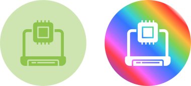 dizüstü bilgisayar simgeleri ayarlandı, vektör illüstrasyonu basit tasarım