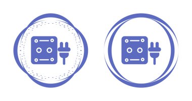 bir takım ikonlar. Web basit illüstrasyonu. 