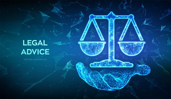 Çalışma Hukuku Avukat Avukat Hukuki Danışmanlık Kavramı Kablo Çerçeveli Elde — Stok Vektör