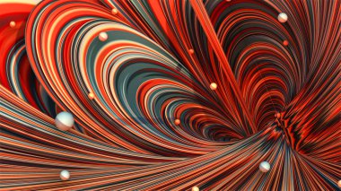 Soyut Bilgisayar Fraktal Tasarımı. Güzel bir rengin ve katmanların 3 boyutlu tasviri. 3d fraktal grafik, büyük bir fraktal mandelbrot parçası..