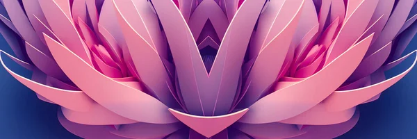 Abstract flower wallpaper multicolored background. Symmetrical. Vivid colors. 3d render.