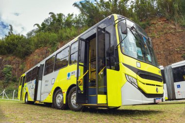 Caio Apache Vip V Volkswagen 22280 ODS otobüsü, Brezilya 'nın Campinas kentinde düzenlenen ve Brezilya' nın Brezilya 'da gerçekleştirilen Brezilya Otobüs Festivali 2023 sayısının Ninetenenth Edition' unda serde..